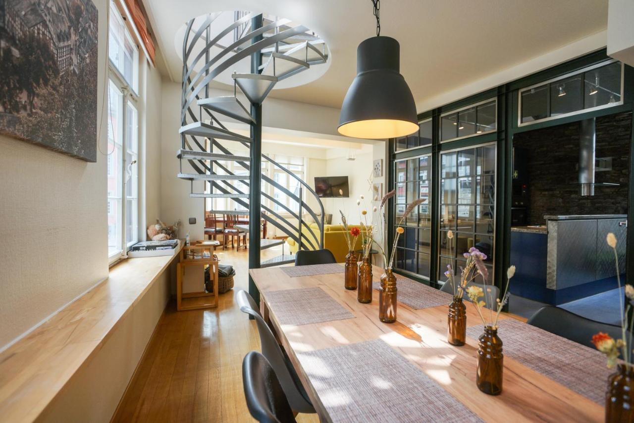 LOFT13 Traumhafte Wohnung mit Terrasse für 8 Gäste Monschau Exterior foto